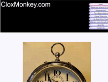 Tablet Screenshot of cloxmonkey.com